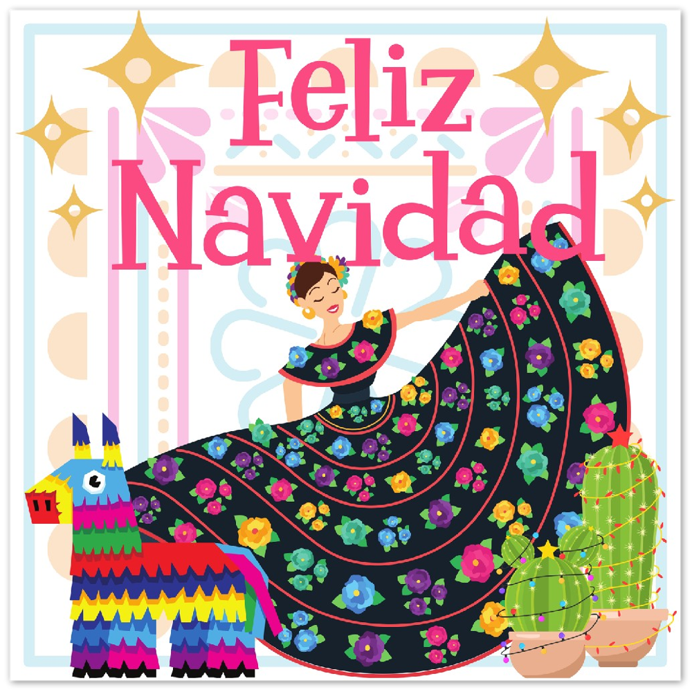 Feliz Navidad Metal Print