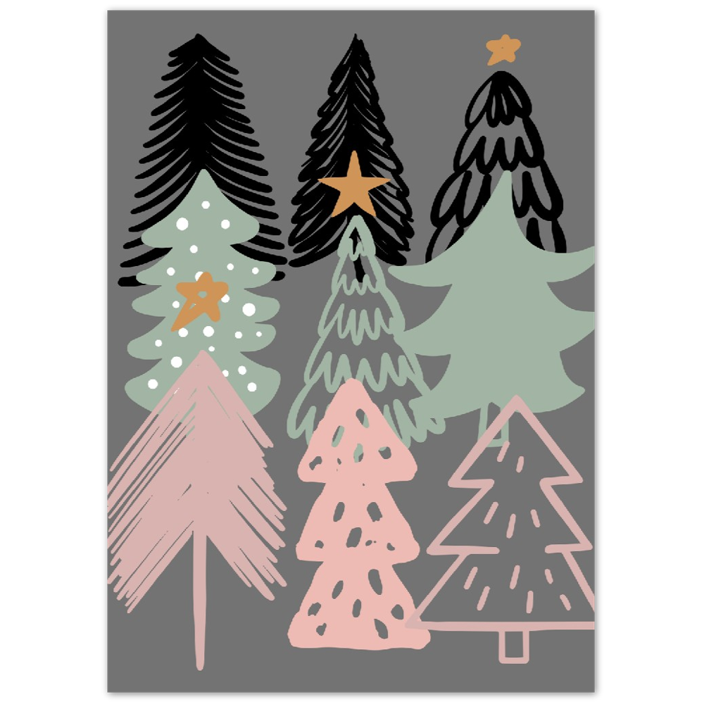 Christmas Tree Lot Metal Print