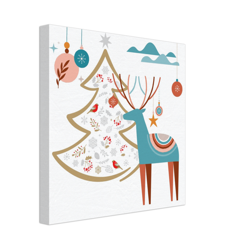 Boho Reindeer on Canvas