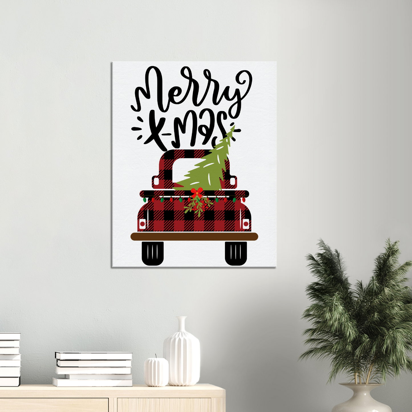 Rustic Truck with Christmas Tree