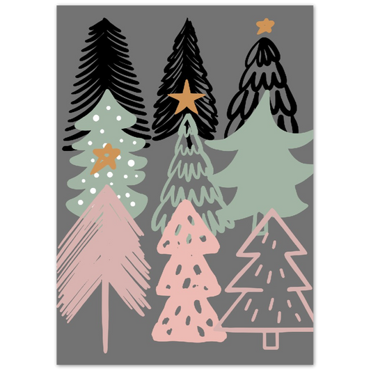 Christmas Tree Lot Metal Print